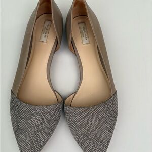 Cole Haan Women's Gray and Tan Flats